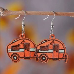 Camper Wooden Earrings!